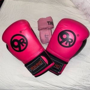 9round Hot Pink Boxing Gloves